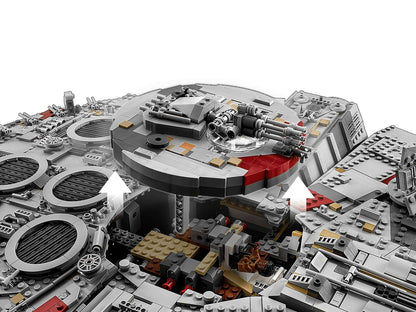 LEGO Star Wars 75192 Millennium Falcon Lego-bouwset Veelkleurig